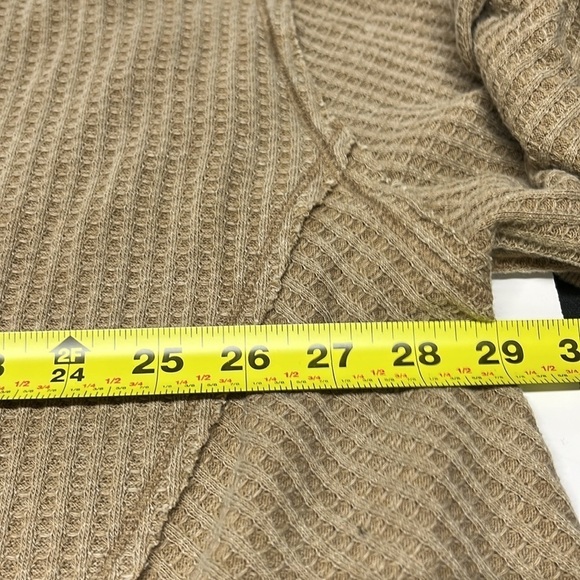 Free People We the free Coraline Thermal Top Womens Size XS Olive Tapenade Boho - Picture 9 of 10